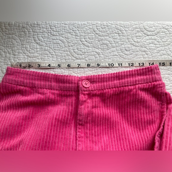 ASOS DESIGN cord barrel pants in pink - Picture 10 of 11